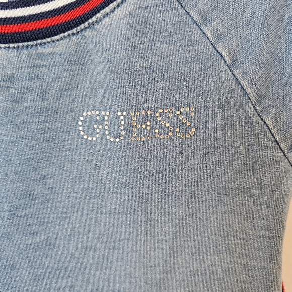 Guess girls one piece demin dress Size 7 - Picture 2 of 6